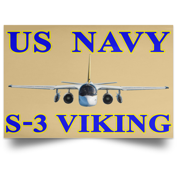 US Navy S-3 1 Poster – Landscape