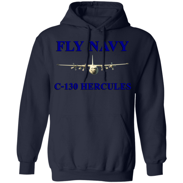 Fly Navy C-130 1 Pullover Hoodie