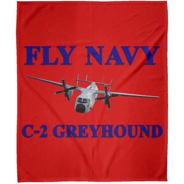 Fly Navy C-2 1 Blanket - Arctic Fleece Blanket 50x60