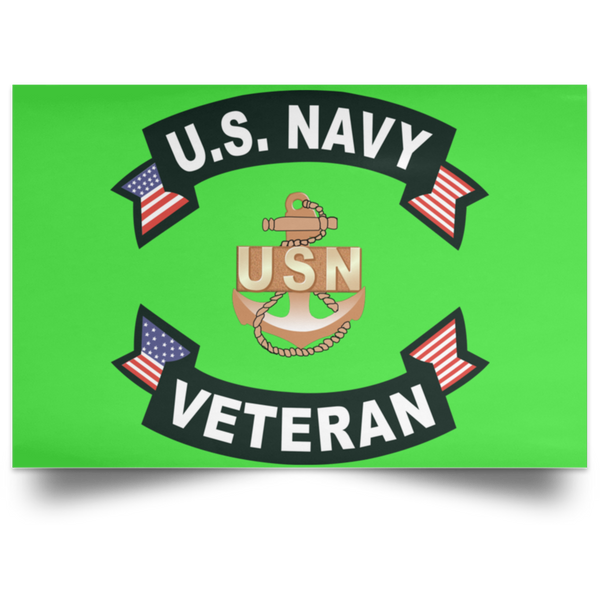 Navy Veteran Poster - Landscape