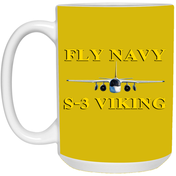 Fly Navy S-3 3 Mug - 15oz