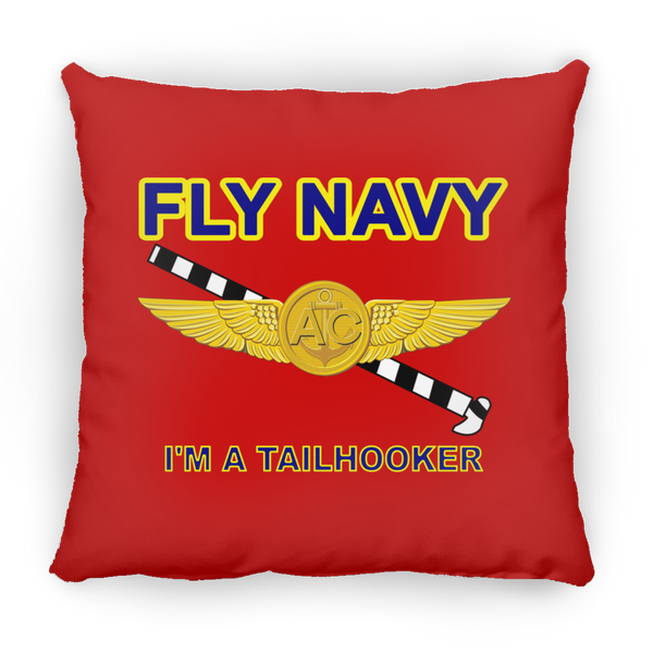 Fly Navy Tailhooker 2 Pillow - Square - 18x18