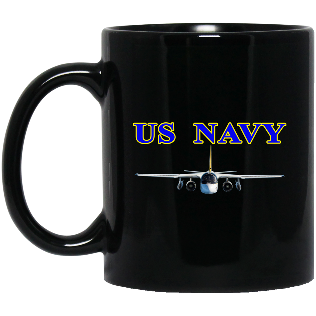 US Navy S-3 2 Black Mug - 11oz