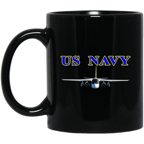 US Navy S-3 2 Black Mug - 11oz