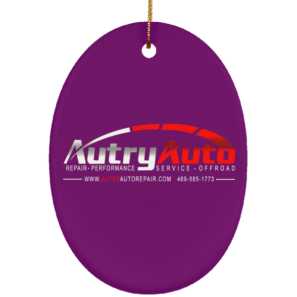 Autry Auto Ornament - Oval