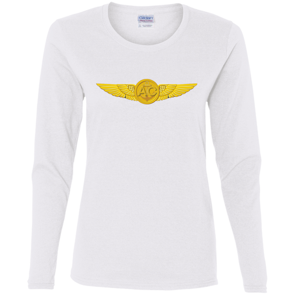 Aircrew 1 Ladies' Cotton LS T-Shirt