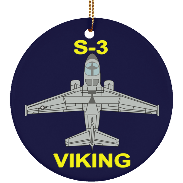 S-3 Viking 11 Ornament - Circle