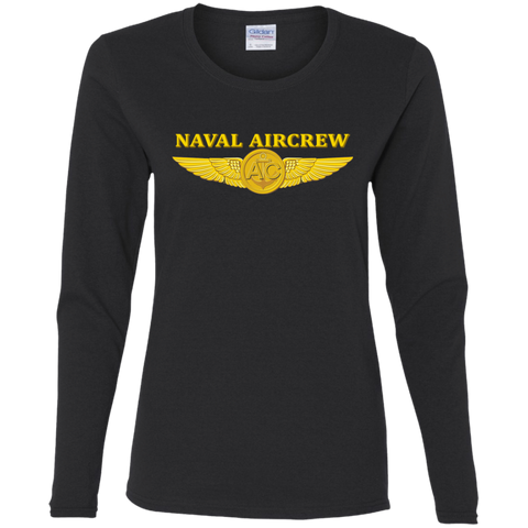 P-3C 2 Aircrew Ladies' Cotton LS T-Shirt