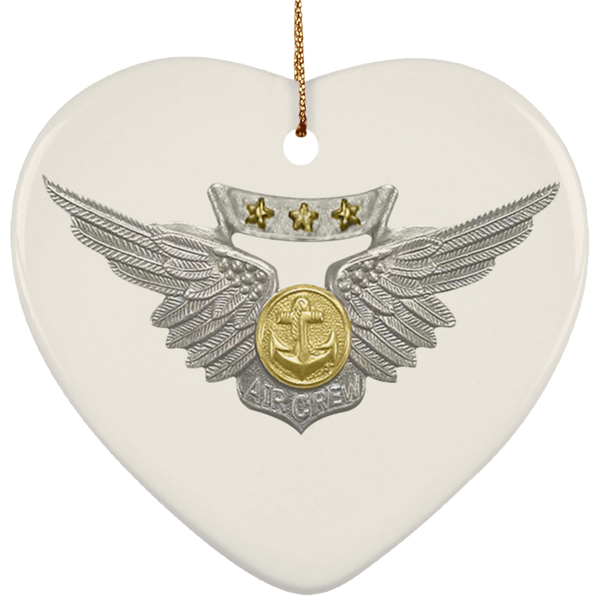 Combat Air 1 Ornament - Heart