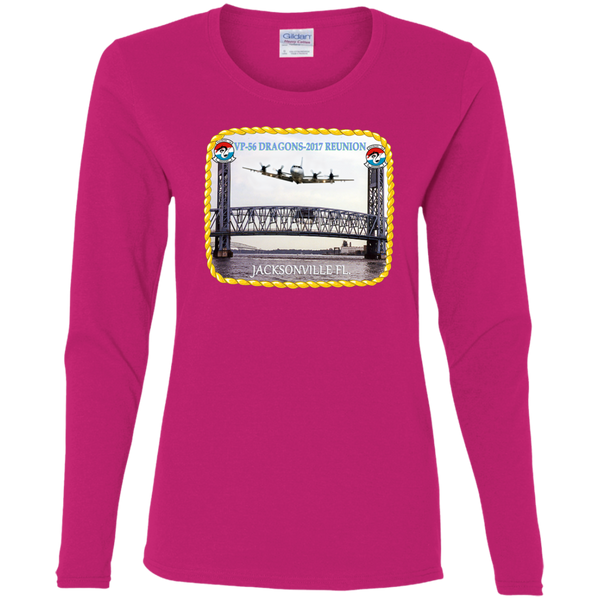 VP-56 2017 Reunion 1 Ladies' Cotton LS T-Shirt