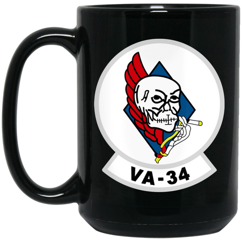 VA 34 1 Black Mug - 15oz