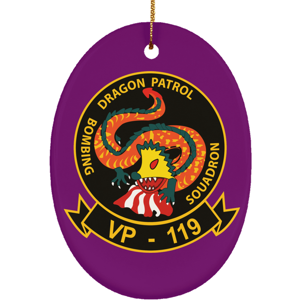 VP 119 Ornament Ceramic - Oval