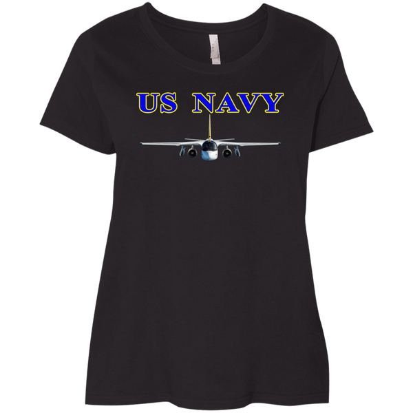 US Navy S-3 2 Ladies' Curvy T-Shirt