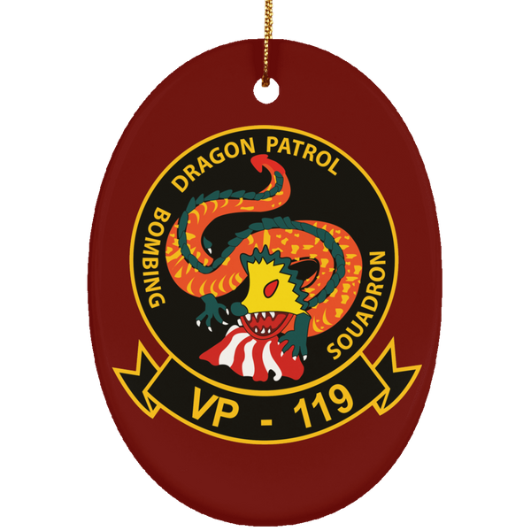 VP 119 Ornament Ceramic - Oval