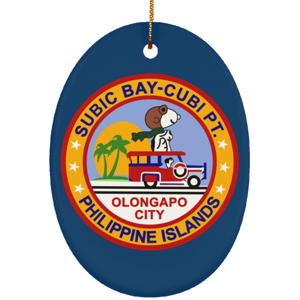 Subic Cubi Pt 01 Ornament - Oval