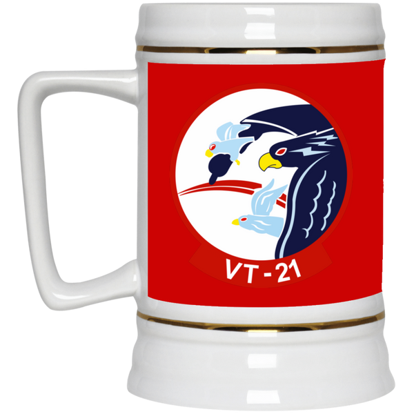 VT 21 2 Beer Stein - 22oz