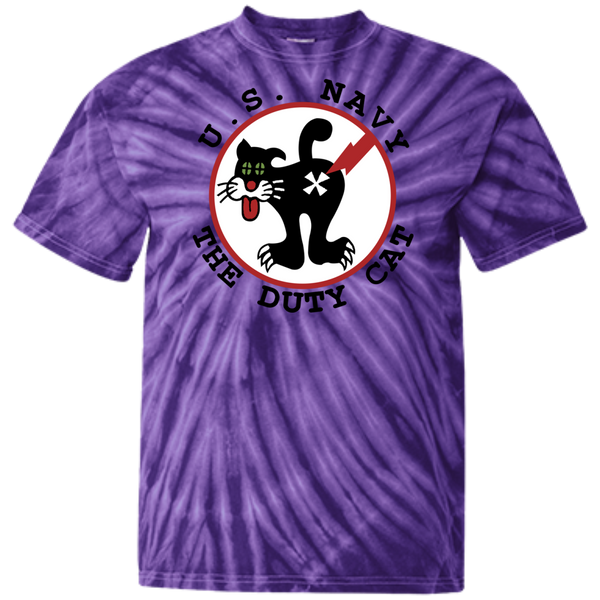 Duty Cat 2 Customized 100% Cotton Tie Dye T-Shirt