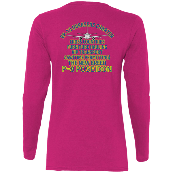 VP 10 1d Ladies' Cotton LS T-Shirt