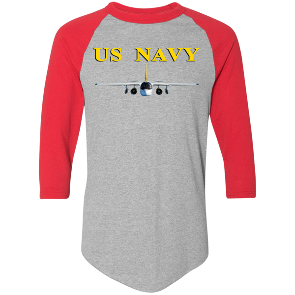 US Navy S-3 4 Colorblock Raglan Jersey