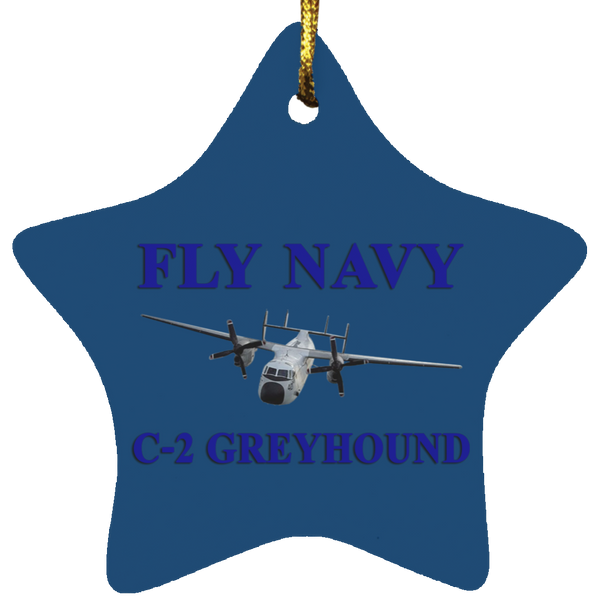 Fly Navy C-2 1 Ornament - Star