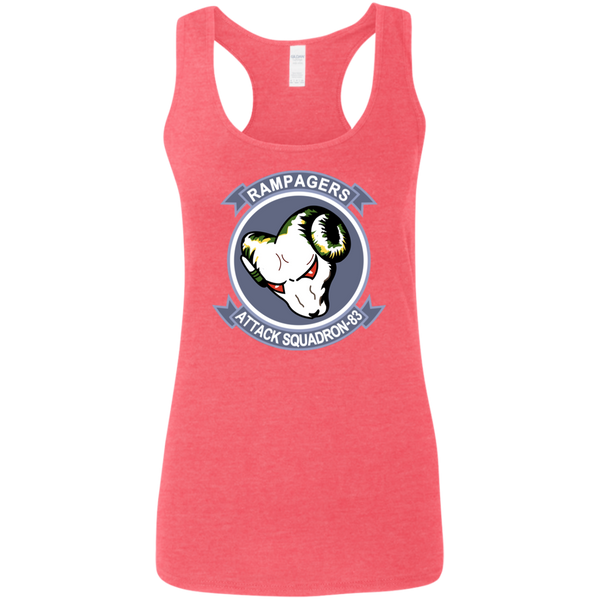 VA 83 2 Ladies' Softstyle Racerback Tank