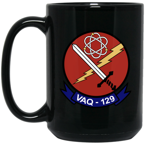 VAQ 129 2 Black Mug - 15oz