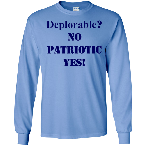 Deplorable LS Ultra Cotton Tshirt