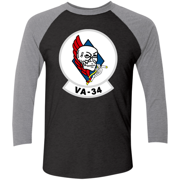 VA 34 1 Baseball Raglan T-Shirt