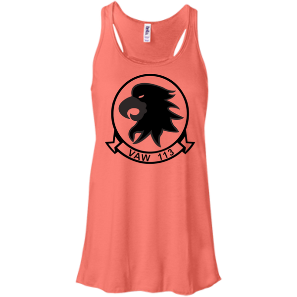 VAW 113 2 Flowy Racerback Tank