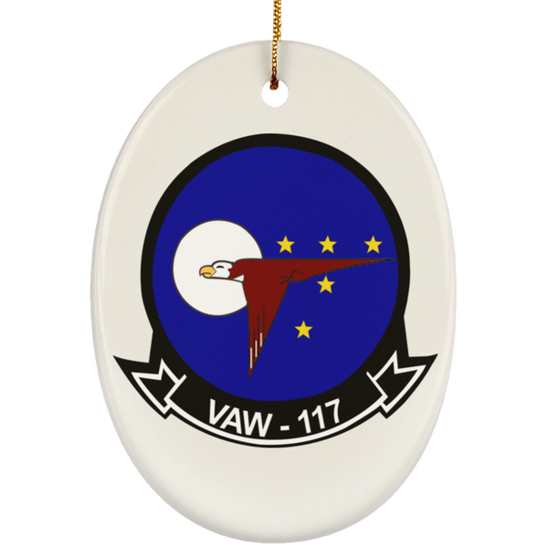 VAW 117 2 Ornament Ceramic - Oval