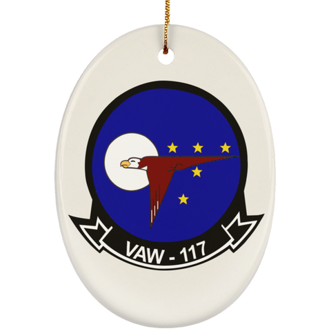 VAW 117 2 Ornament Ceramic - Oval