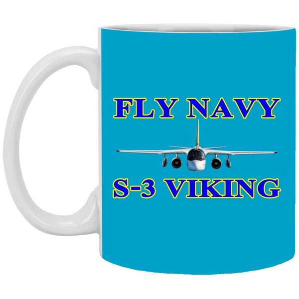 Fly Navy S-3 1 Mug - 11oz