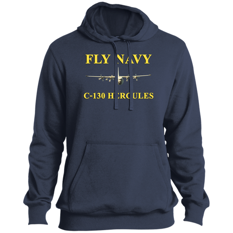 Fly Navy C-130 3 Tall Pullover Hoodie