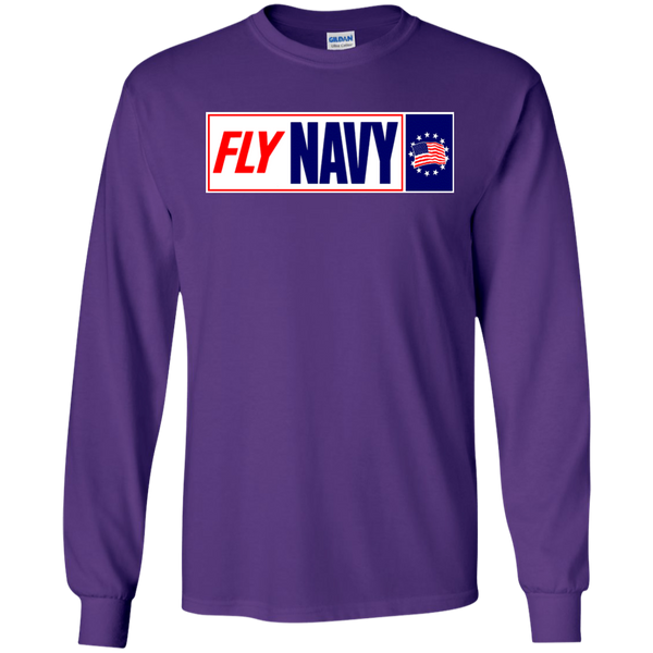 Fly Navy 1 LS Ultra Cotton T-Shirt