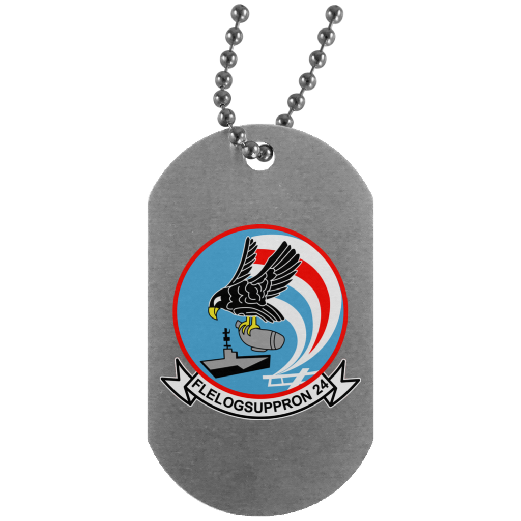 VR 24 2 Dog Tag - Silver