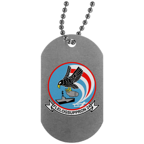 VR 24 2 Dog Tag - Silver