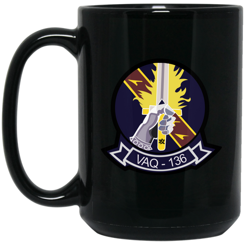 VAQ 136 1 Black Mug - 15oz