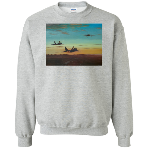 Time To Refuel Crewneck Pullover Sweatshirt