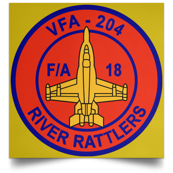 VFA 204 4 Poster - Square