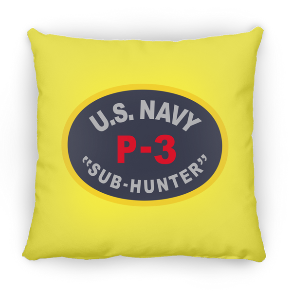 P-3 Sub Hunter Pillow - Square - 18x18