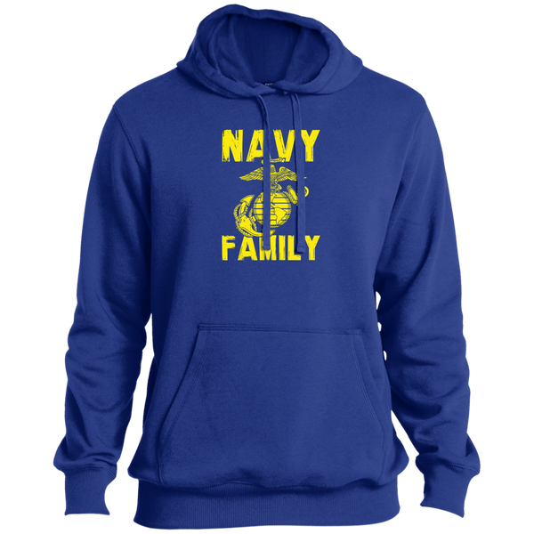 Navy Family Semper Fi 1 Tall Pullover Hoodie