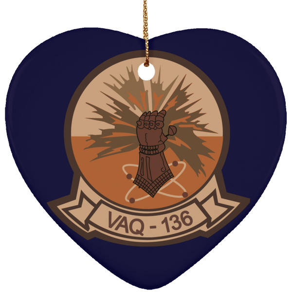 VAQ 136 2 Ornament Ceramic - Heart