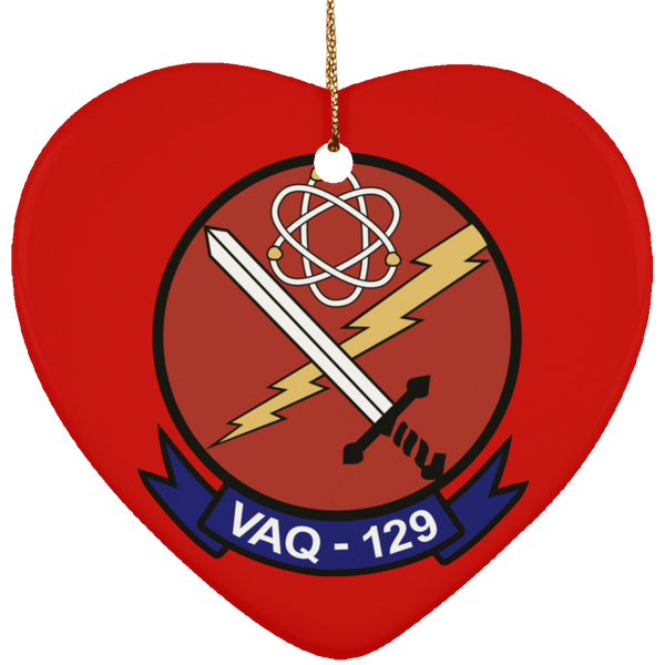 VAQ 129 2 Ornament - Heart