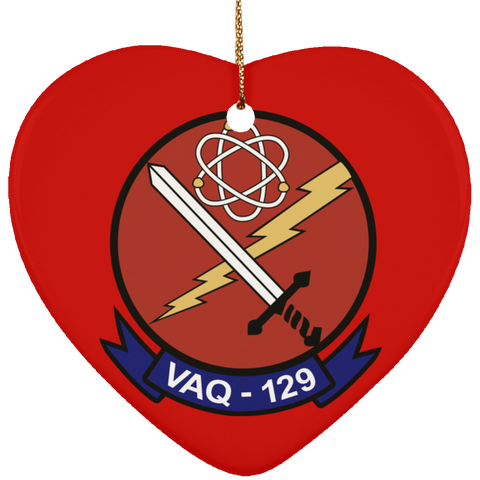 VAQ 129 2 Ornament - Heart