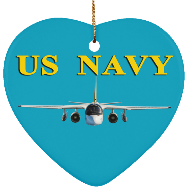 US Navy S-3 4 Ornament - Heart