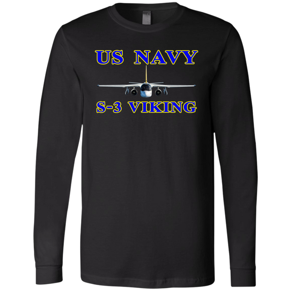 US Navy S-3 1 LS Jersey T-Shirt