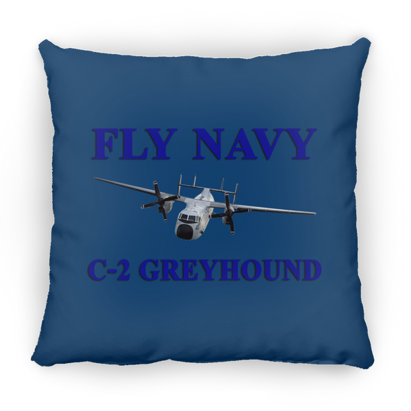 Fly Navy C-2 1 Pillow - Square - 18x18