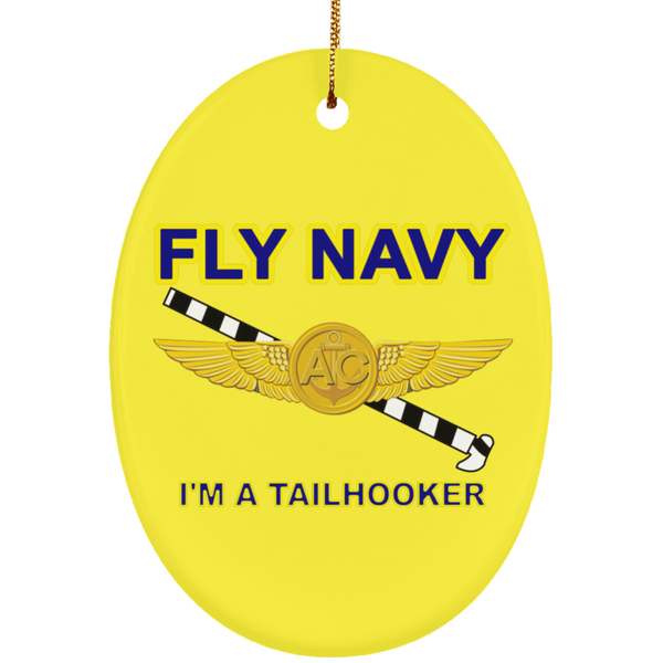 Fly Navy Tailhooker 2 Ornament - Oval