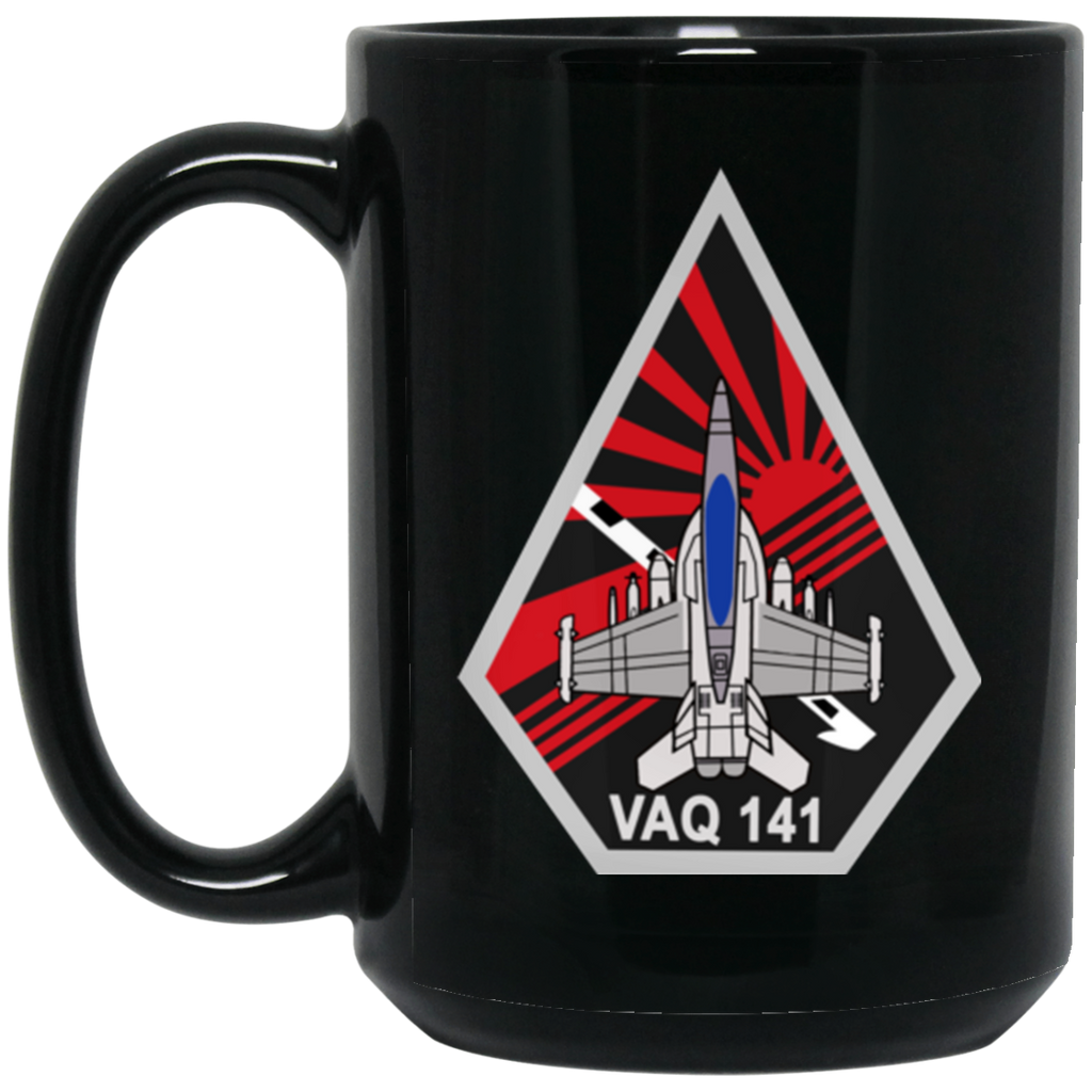 VAQ 141 7 Black Mug - 15oz