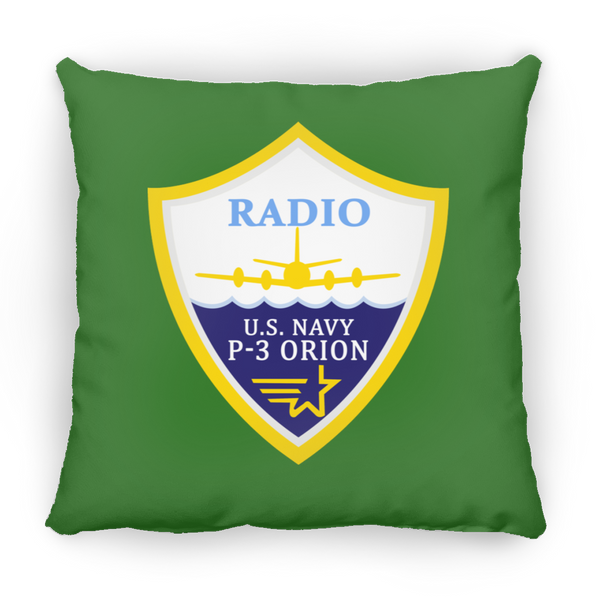 P-3 Orion 3 Radio Pillow - Square - 14x14